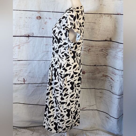 M.M. Lafleur Masha 2.0 Icon Print Midi Dress Size 10 NWT - Picture 4 of 9